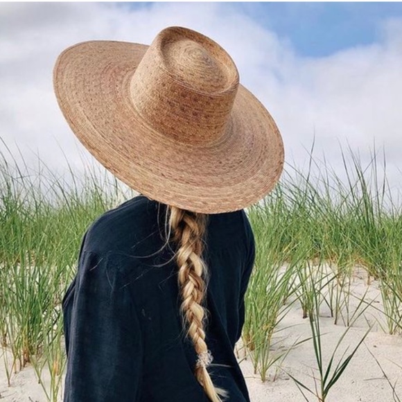 Lack Of Color Brown Wide-Brim Hat